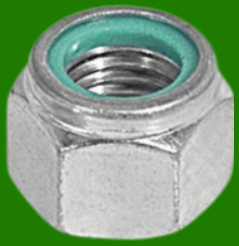 Tuercas Hexagonales · Tuerca Nylon Autofreno Alta - Zincado UNC
