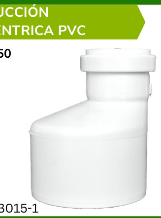 Reducción Excentrica PVC