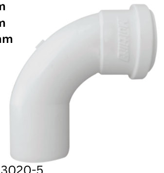 Curva Corta 90° PVC