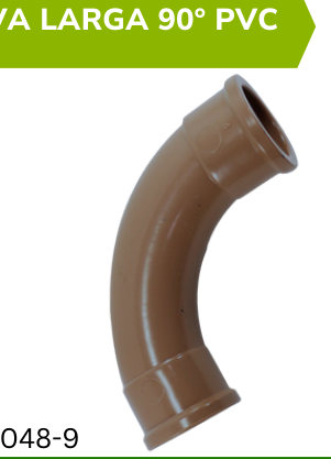 Curva Larga 90° PVC