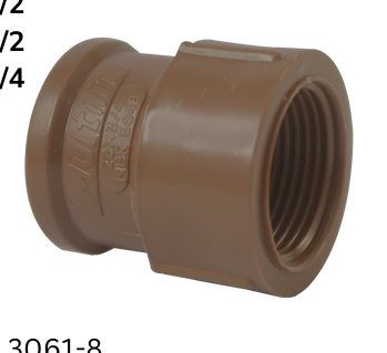Luva LR PVC P/ Agua Fría