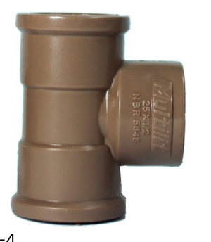 Tee LR PVC P/ Agua Fría