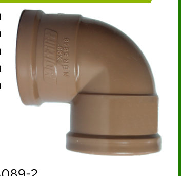 Joelho 90° PVC P/ Agua Fría