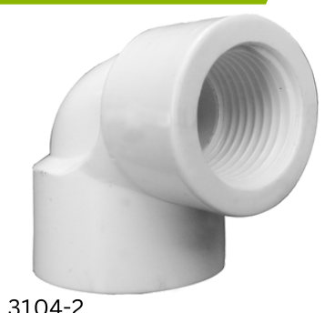 Joelho RR PVC P/ Agua Fría